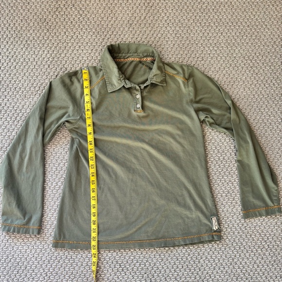 Olive Green Women's Top - Picture 4 of 7